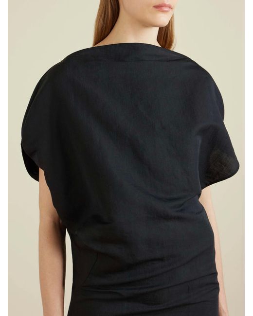 Khaite Black Sleeveless Dress