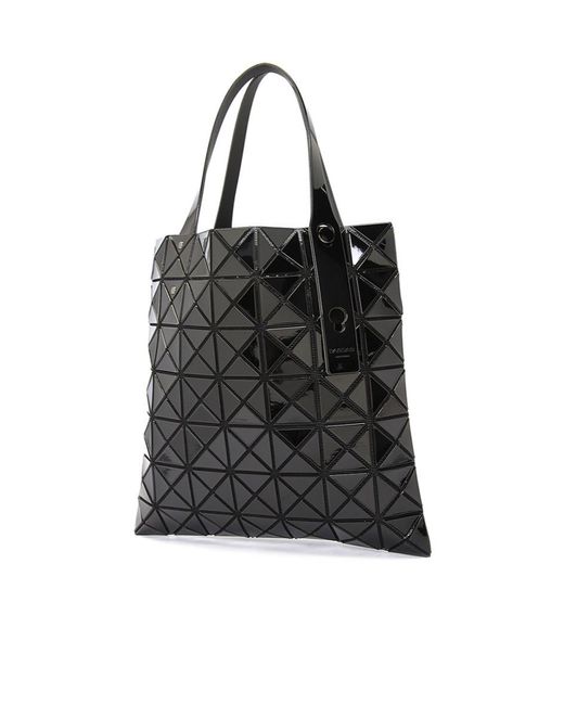 Issey Miyake Black Prism Geometric Pattern Handbag