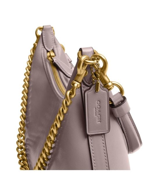 COACH Gray Juliet 25 Shoulder Bag