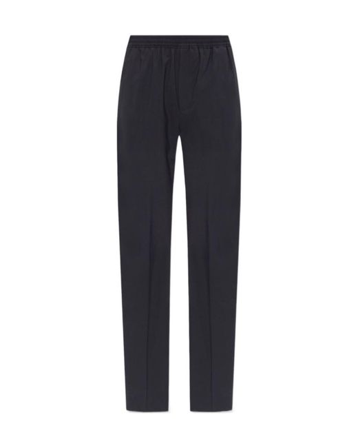 Givenchy Blue 4G Embroidered Elastic Waist Jogging Pants for men