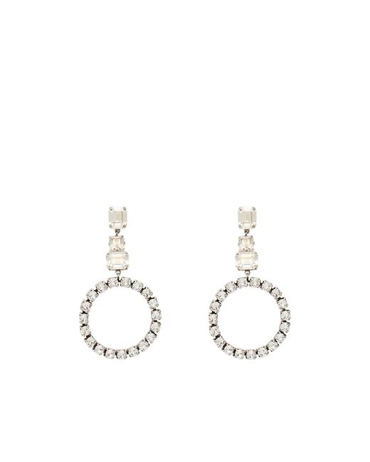 Isabel Marant White Metal Earrings