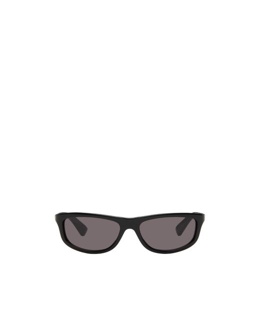 Bottega Veneta White Eyewear Rectangle Frame Sunglasses for men