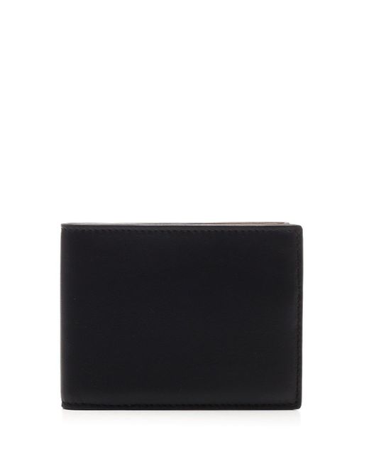 Common Projects Black Logo Embossed Bifold Wallet for men