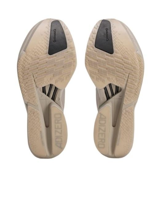 Y-3 Gray Adios Pro 4 Striped Running Shoes for men
