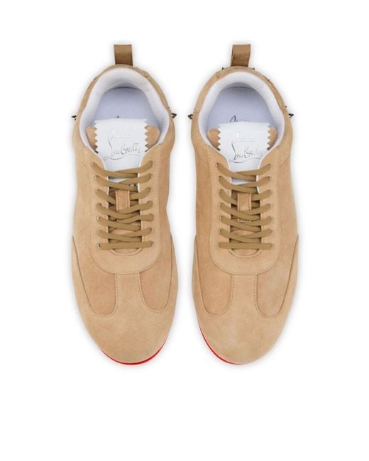 Christian Louboutin Natural Eleonora Low-Top Sneakers