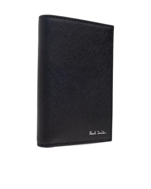 Paul Smith Black Bi-Fold Wallet for men