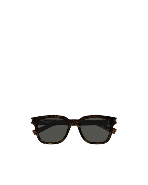 Saint Laurent Black Eyewear Square Frame Sunglasses for men