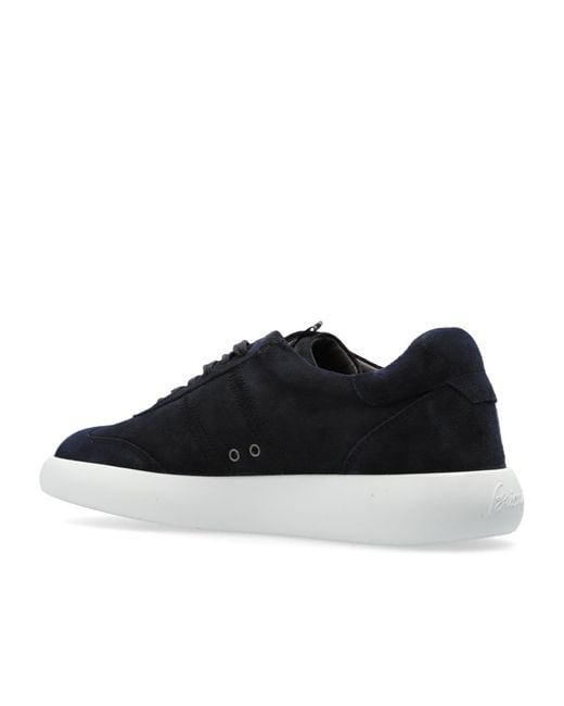 Brioni Black Olympia Suede Sneakers for men