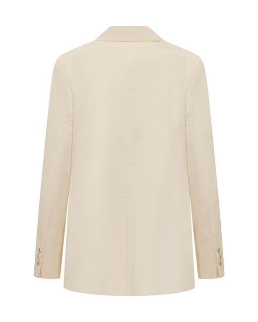 Calvin Klein White Single Breasted Tailored Jacket