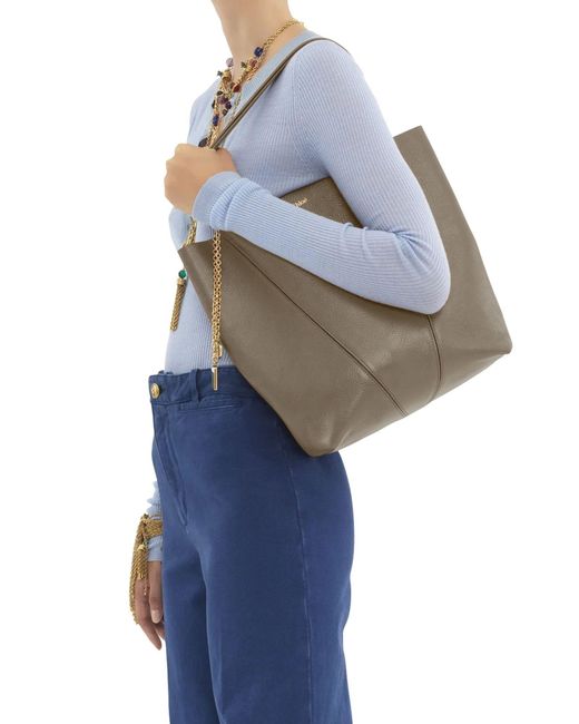 Chloé Brown Spin Shoulder Bag