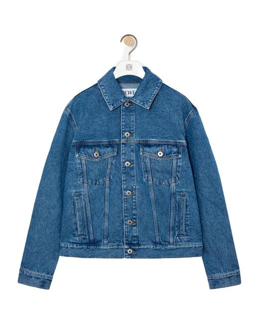 Loewe Blue Anagram Denim Jacket for men