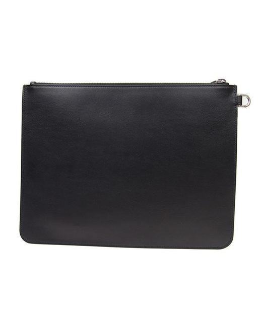 Givenchy Black Logo Details Clutch for men