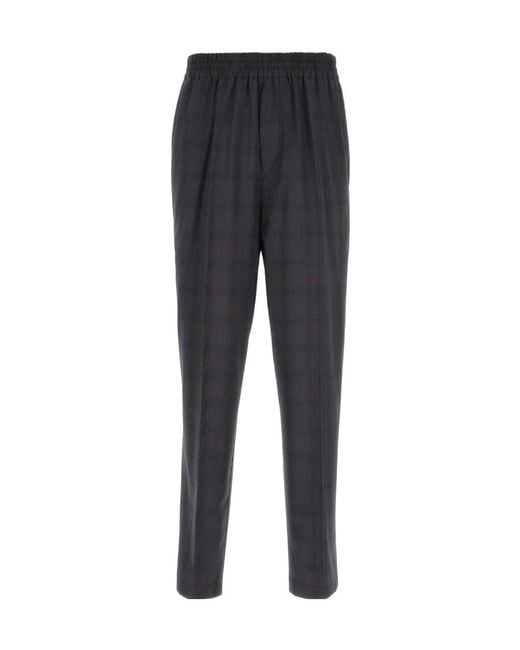 Isabel Marant Gray Logo Casual Pants for men