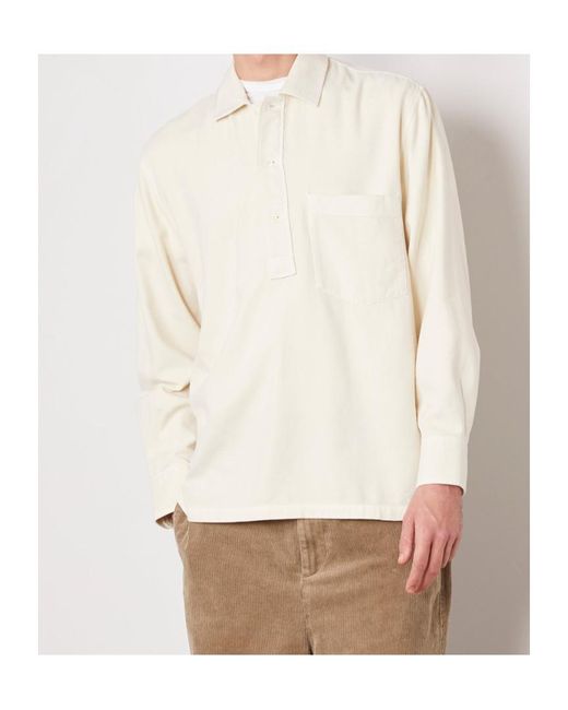 Officine Generale White Jordy Shirt for men