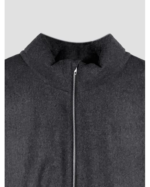 Jil Sander Black Long-Sleeved Casual Jacket for men