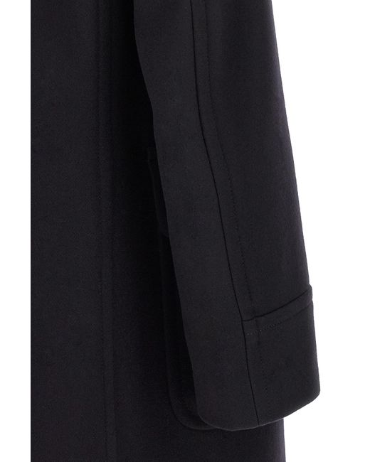 Tagliatore Black 'Sherry' Coat for men