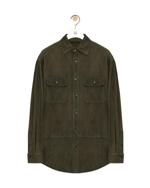 Loewe Green Overshirt for men