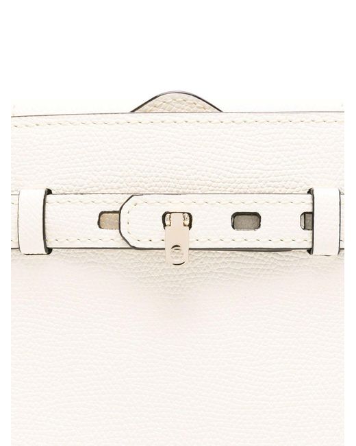 Valextra Natural Brera B-Blim Snap Fastened Crossbody Bag