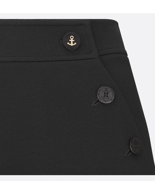 Dior Black Sailor Miniskirt