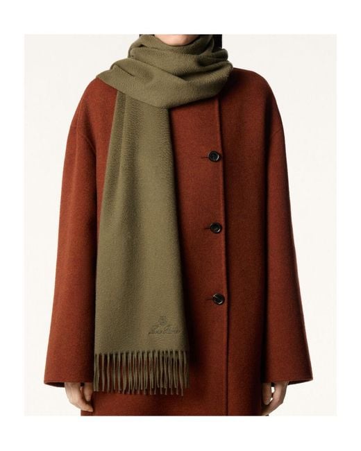 Loro Piana Green Extra Grande Unita Scarf