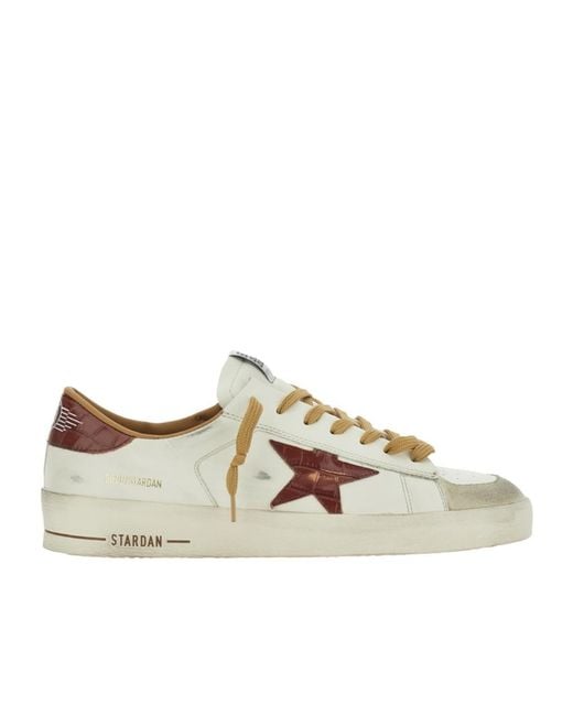 Golden Goose Deluxe Brand Multicolor Stardan Lace-Up Sneakers for men