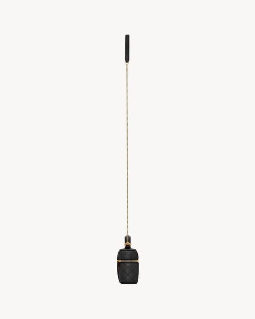 Saint Laurent Black Gaby Micro Vanity Bag