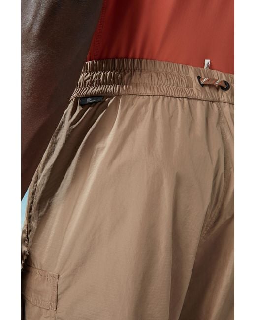 Moncler Natural Grenoble Drawstring Cargo Pants for men