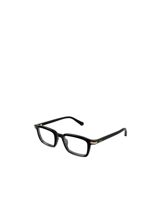 Cartier White Rectangular Frame Glasses for men