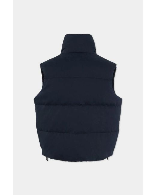 DSquared² Blue Ball Puff Vest for men