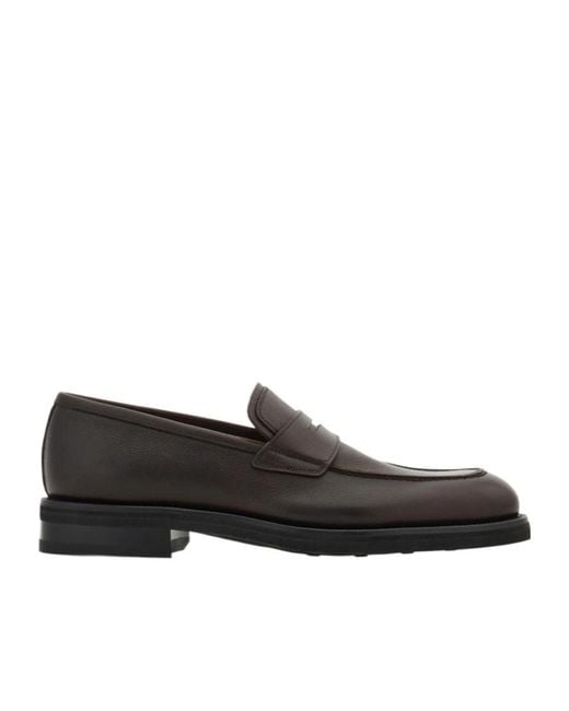 Ferragamo Black Penny Loafer for men