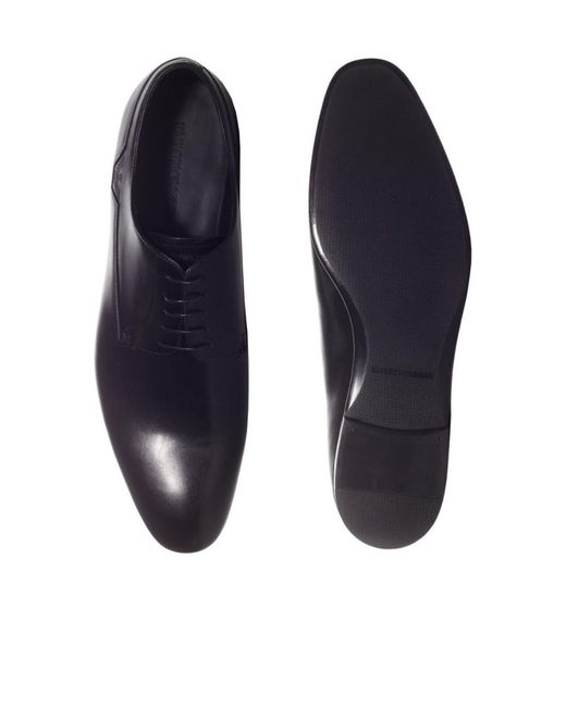 Emporio Armani Blue Lacing Business Casual Shoes for men