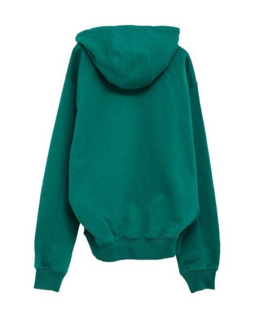 Casablanca Green Drawstring Hoodie for men