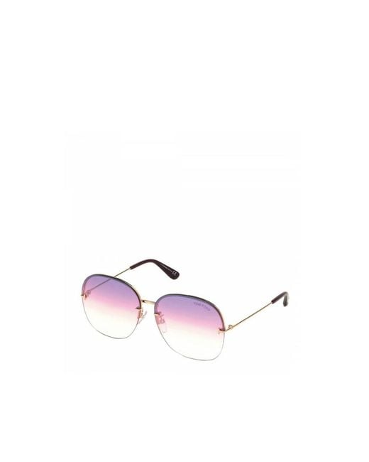 Tom Ford Pink Logo Sunglasses
