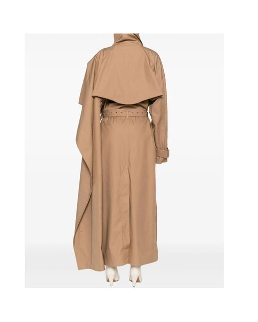Entire studios Natural Belted Oversized Coat