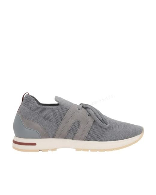 Loro Piana Gray 360 Lp Lady Flexy Walk Sneakers