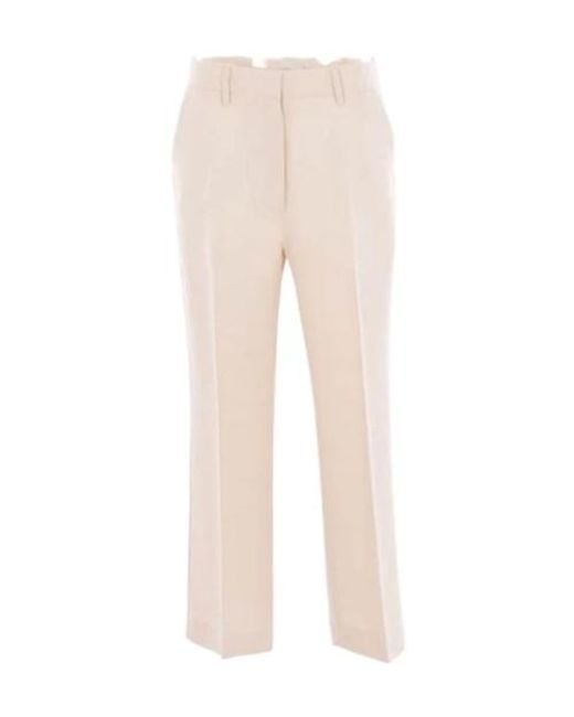 Co. Natural Pressed-Crease Trousers