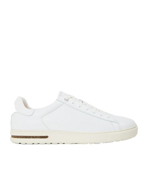 Birkenstock White Leather Low-Top Trainers for men