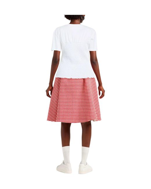 Rag & Bone White Solid Color Crew Neck Short-Sleeve T-Shirt