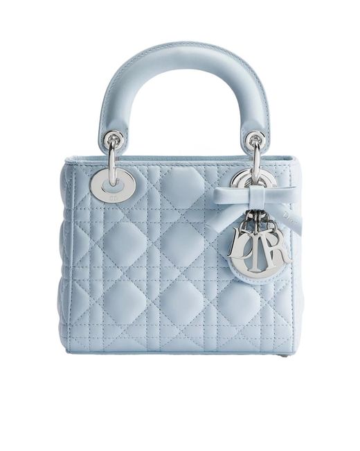 Dior Blue Borsa Mini Lady Con Catena
