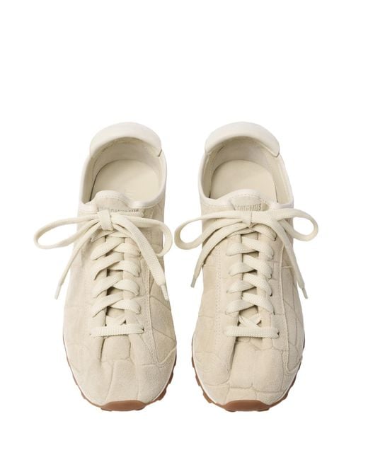 Jacquemus White The Tennis Lace-Up Sneakers