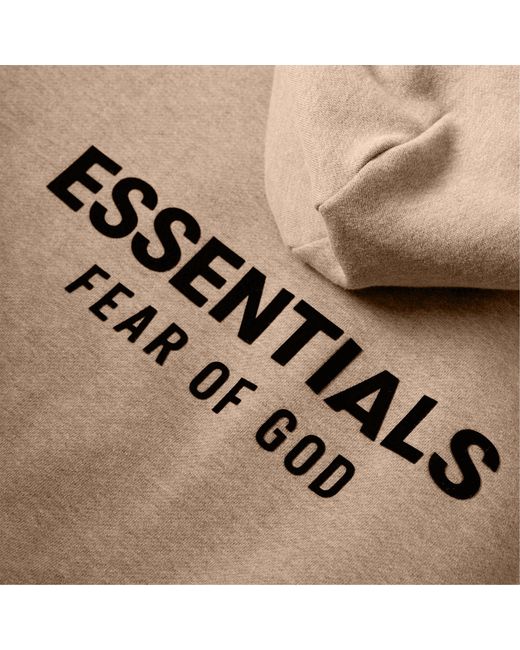 Fear Of God Natural Logo Hoodie