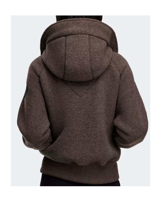 Canada Goose Brown Chilliwack Hooded Bomber Jacket