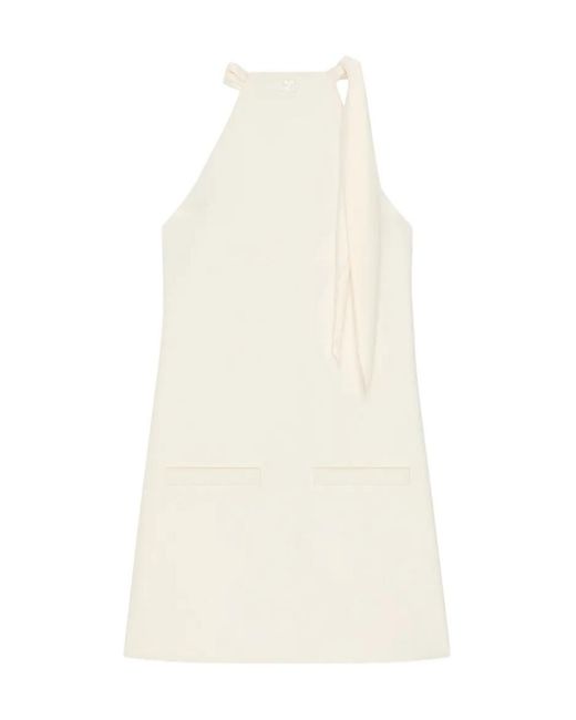 Courreges White Halter Neck Dress