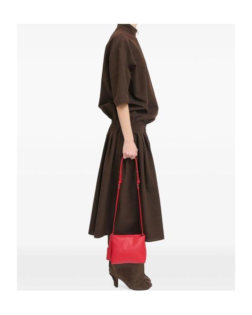 MM6 by Maison Margiela Red Japanese Small Shoulder Bag