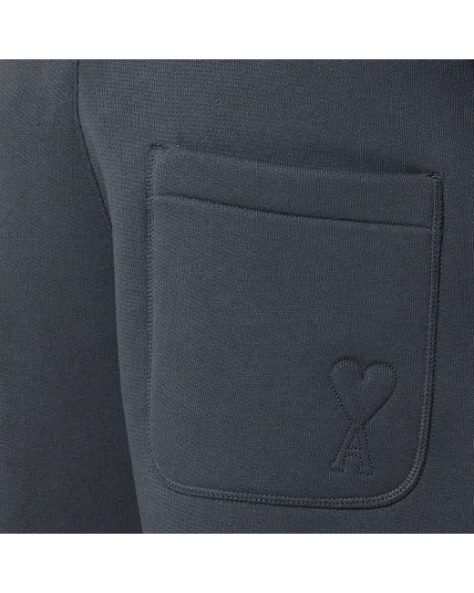 AMI Blue Straight-Leg Joggers for men