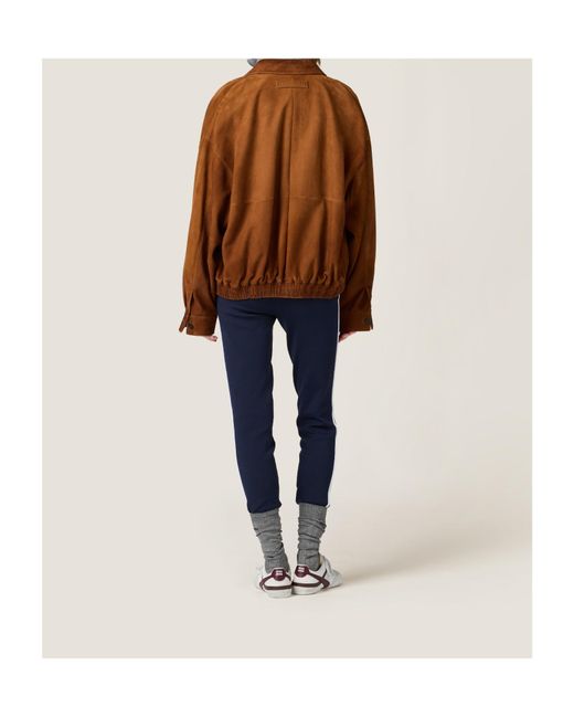 Miu Miu Brown Suede Jacket