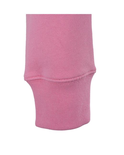 MSGM Pink Large Logo Logo Printed Sweater