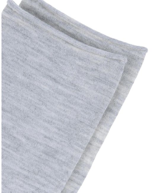Brunello Cucinelli White Solid Color Socks