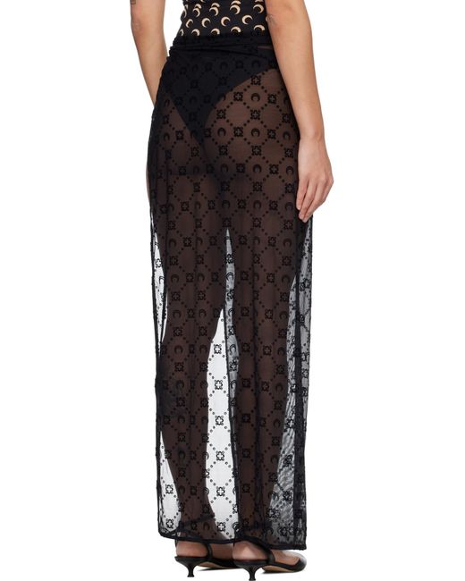 MARINE SERRE Black Moonogram Cover-Up