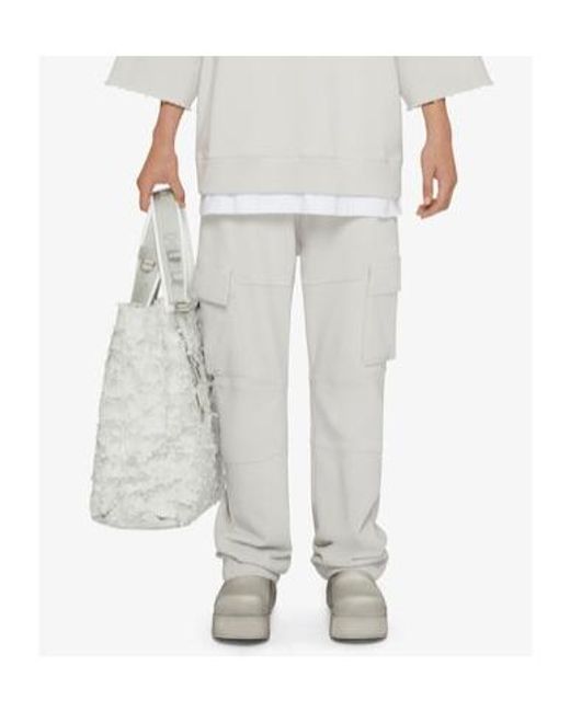 Givenchy White Cargo Pockets Detail Sweatpants for men